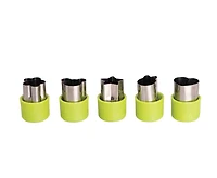 thinkkitchen Set de 5 mini emporte-pièces pour biscuits/fruits/boules