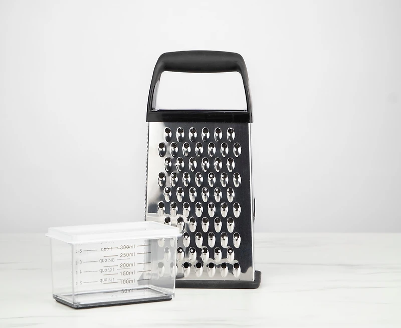 thinkkitchen 4-Sided Grater with Storage