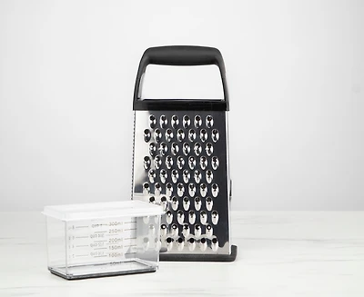 thinkkitchen 4-Sided Grater with Storage