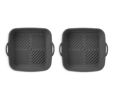 thinkkitchen Collapsible Air Fryer Liners, Set of 2