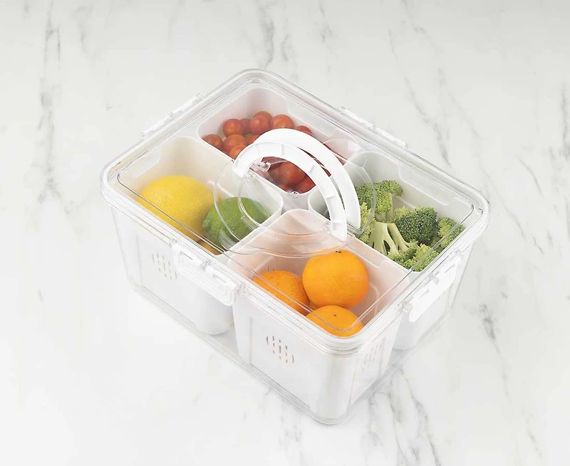 Snap&Store 4 compartiments hauts pour aliments