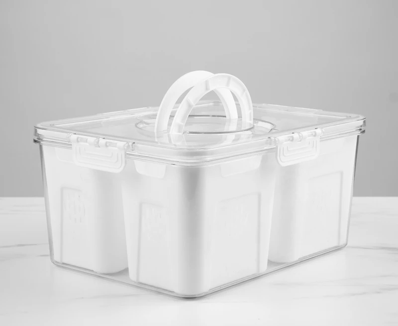 Snap&Store 4 compartiments hauts pour aliments