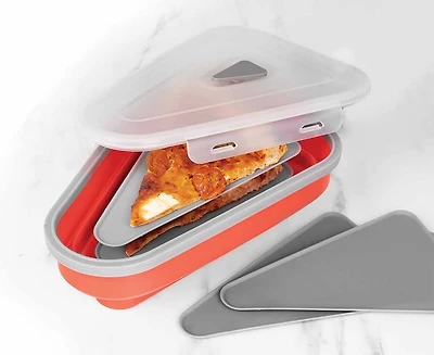 thinkkitchen Boîte à pizza pliable en silicone, 2.3L