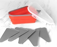 thinkkitchen Boîte à pizza pliable en silicone, 2.3L