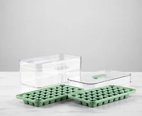 thinkkitchen Moule à glaçons à 2 couches Snap & Store