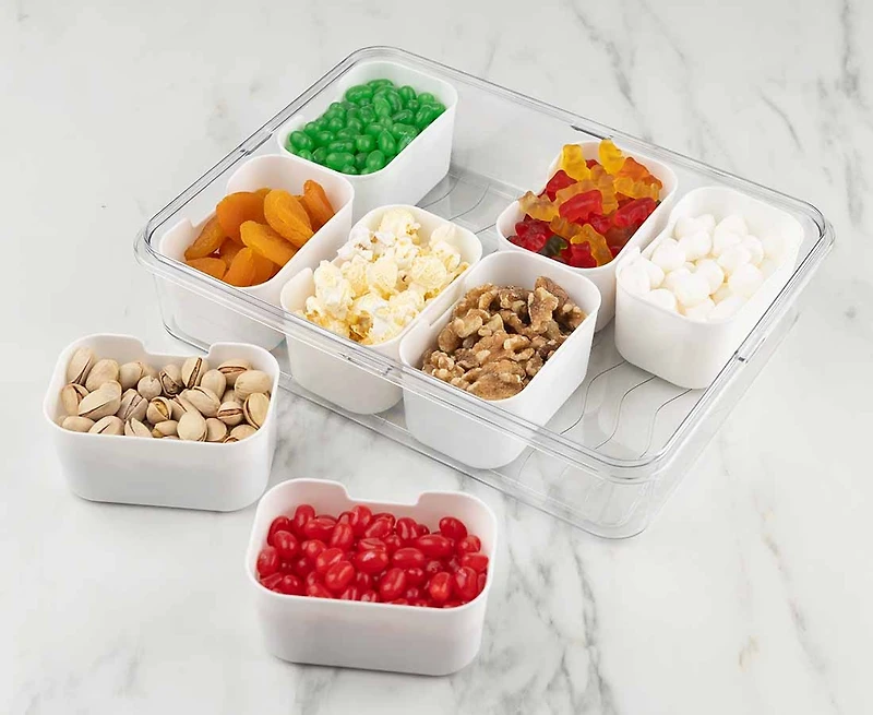 thinkkitchen Snap&Store 8-Compartment Food Container