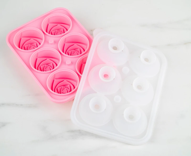 Moule à glace en silicone forme de Rose par thinkkitchen