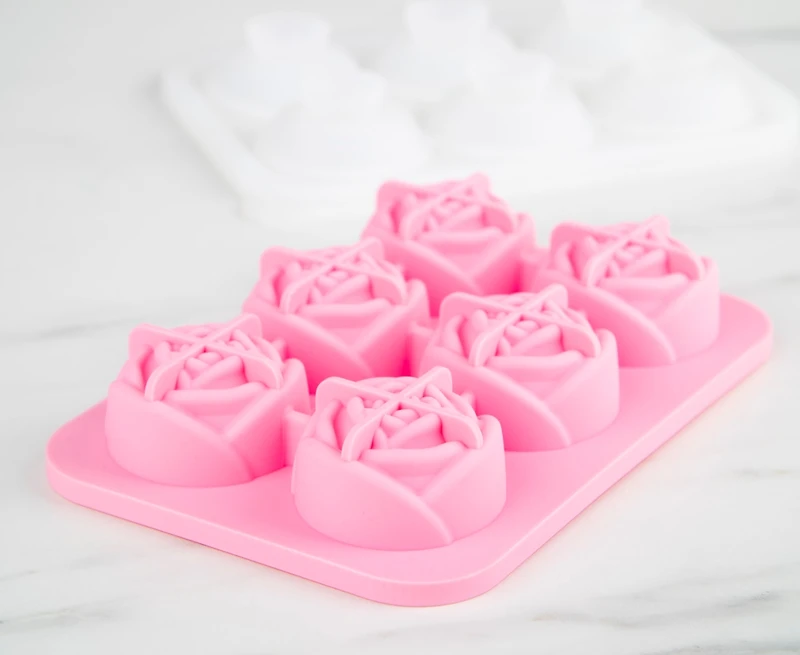 Moule à glace en silicone forme de Rose par thinkkitchen