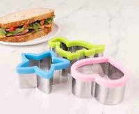 Emporte-pièces pour biscuits et sandwichs par thinkkitchen, Ens. de 3