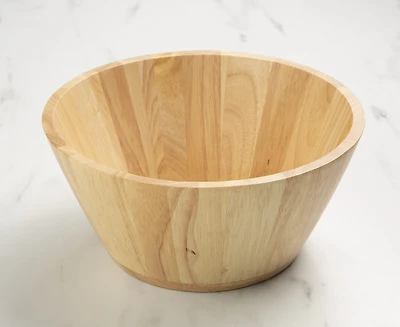 Bol de service en bois de caoutchouc JS Gourmet, 25,5 cm