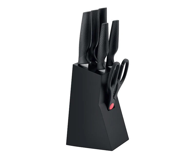 Ensemble de couteaux de cuisine 7 pièces avec bloc par JS Gourmet