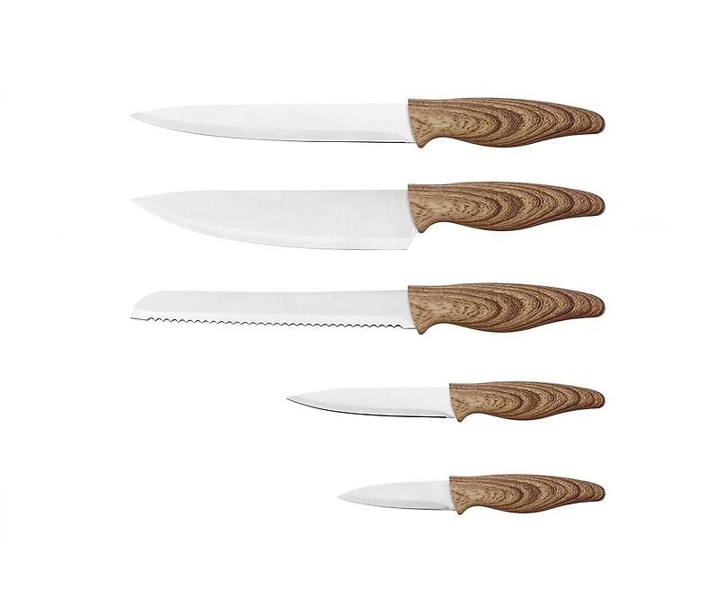 Ensemble de couteaux de cuisine JS Gourmet avec bloc, 6 pcs
