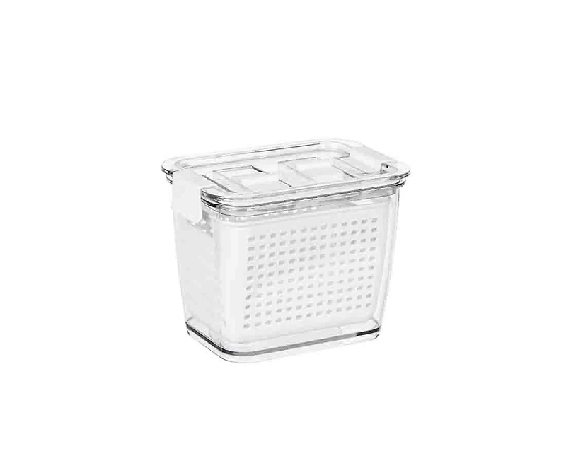 Fridge Container with Double-Layer Basket, 0.7 L