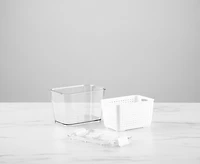 Fridge Container with Double-Layer Basket, 0.7 L