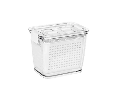 Fridge Container with Double-Layer Basket, 2 L