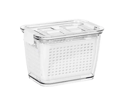 Fridge Container with Double-Layer Basket, 5.6 L