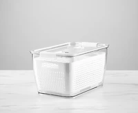Fridge Container with Double-Layer Basket, 5.6 L