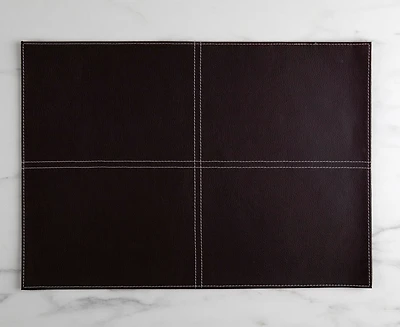 Set de table en simili-cuir 13 "x18" marron