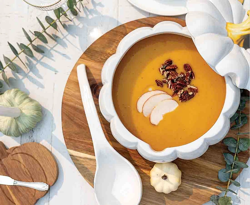 Citrouille D'Or Tureen with Laddle, 3 L