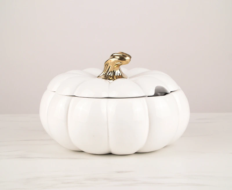 Citrouille D'Or Tureen with Laddle, 3 L