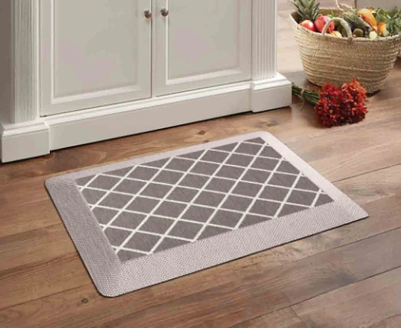 Tweed Anti-Fatigue Mat, Coffee