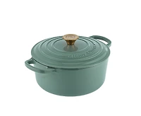 Remy Olivier Casserole en fonte Jasper avec couvercle, 4L
