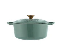 Remy Olivier Casserole en fonte Jasper avec couvercle, 4L