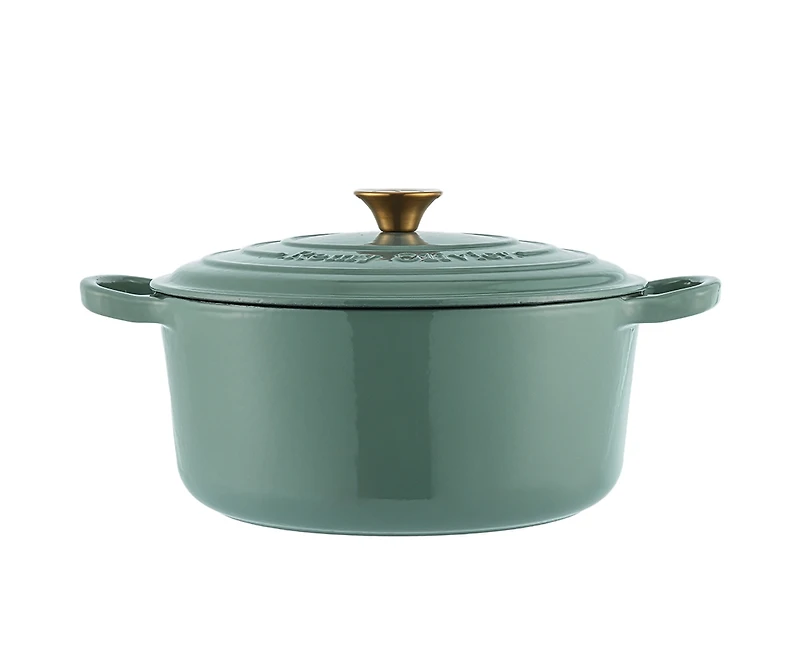 Remy Olivier Jasper Casserole en fonte avec couvercle, 6 L