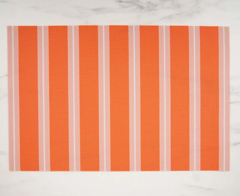 Vinyl Rectangular Placemat, Orange