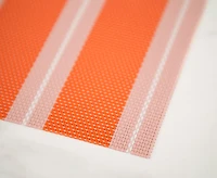 Vinyl Rectangular Placemat, Orange