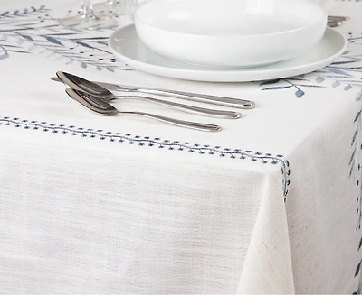 Serene Tablecloth, Blue, 55 x 102" 