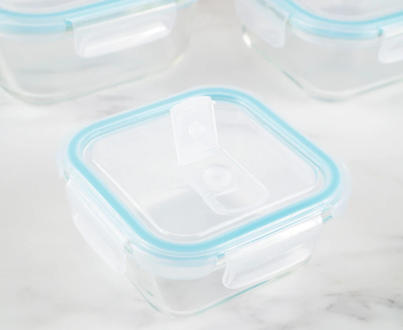 thinkkitchen Conteneurs carrés 3 pièces Snap & Lock