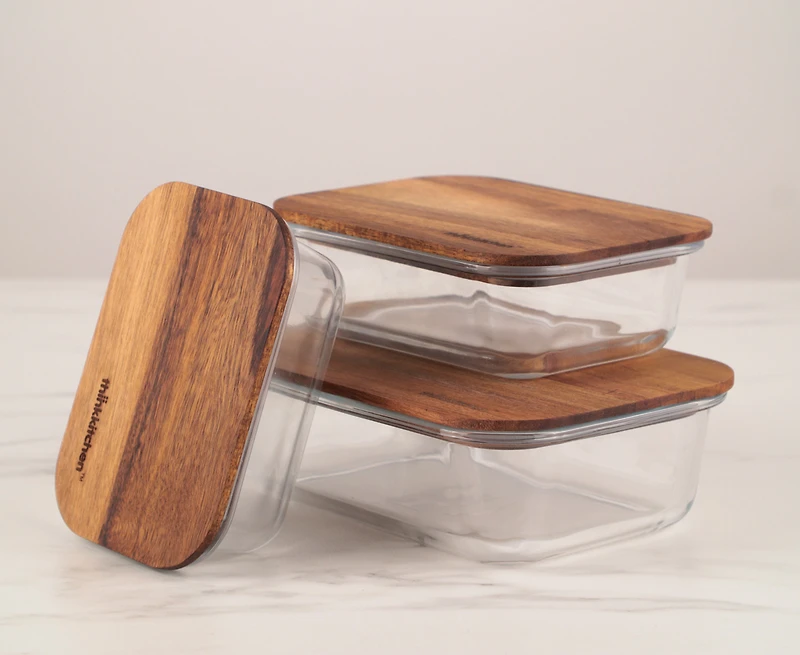 thinkkitchen Primo Glass Container with Lid, 370 ml