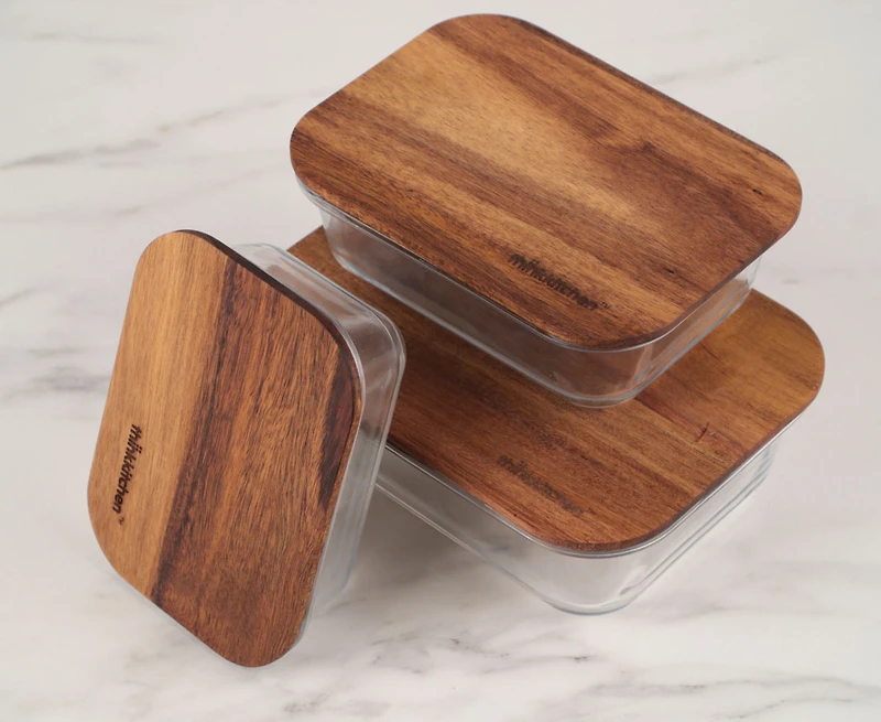 thinkkitchen Primo Glass Container with Lid, 370 ml