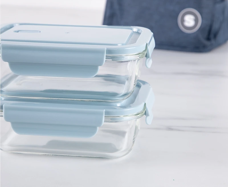 Boîte à bento en verre Regal 700ml avec sac isotherme