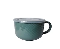 Damian Soup Bowl with Lid, 35oz, Green