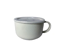 Damian Soup Bowl with Lid 35oz, Ivory