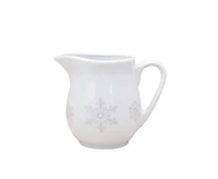 Silver Snowflake 37-Piece Dinnerware Set