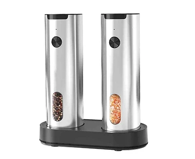 thinkkitchen Edge Salt & Pepper Rechargeable Mill Set