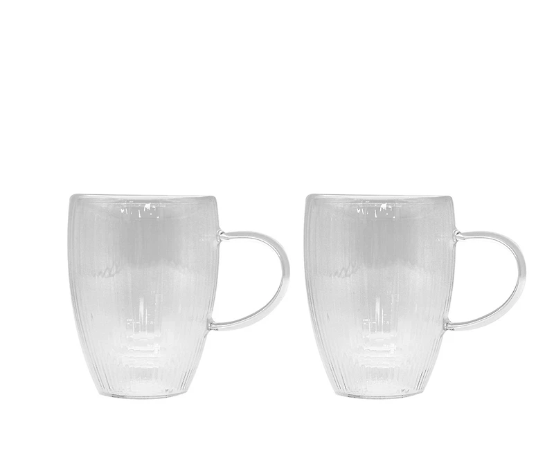 Set de mugs double paroi Nuvo, 350ml