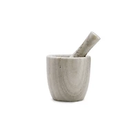 R.O Marble Mortar & Pestle 11x11