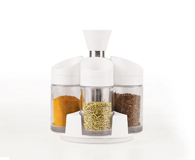 thinkkitchen Tacoma 6-Pc Spice Rack, non rempli