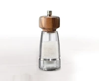 Remy Olivier Transparent Mill with Wood Top, 6"