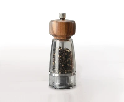 Remy Olivier Transparent Mill with Wood Top, 6