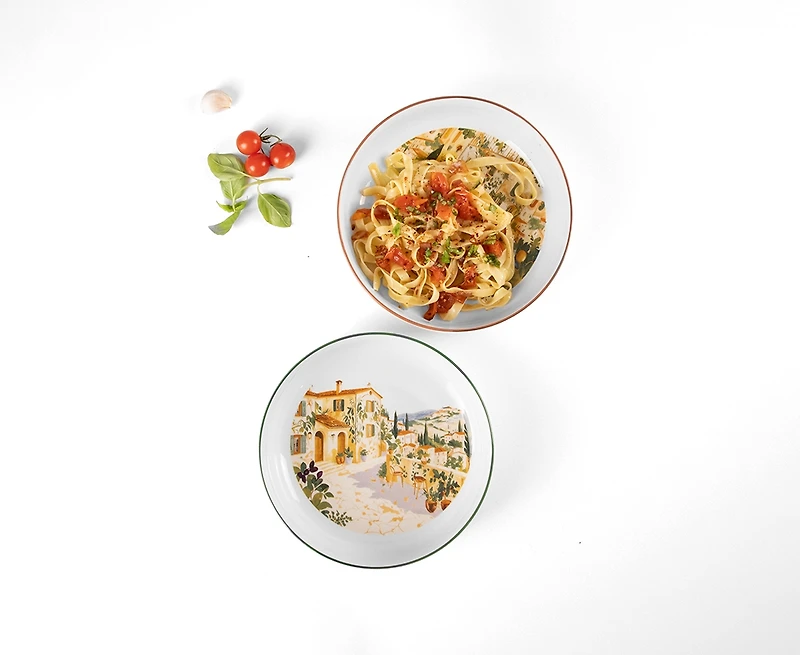 Florentin S/2 Pasta Bowl Set, 8.75"