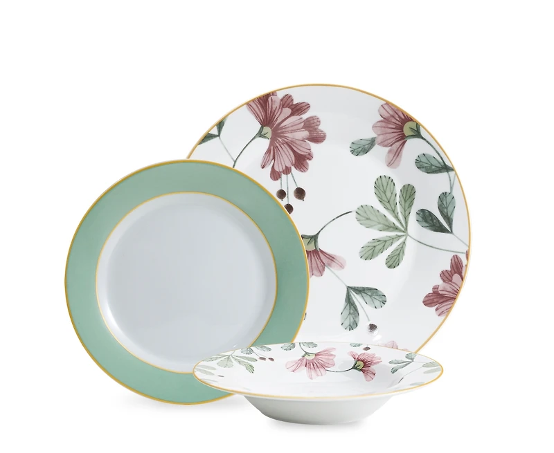 Kahlia 12-Piece Porcelain Dinnerware Set