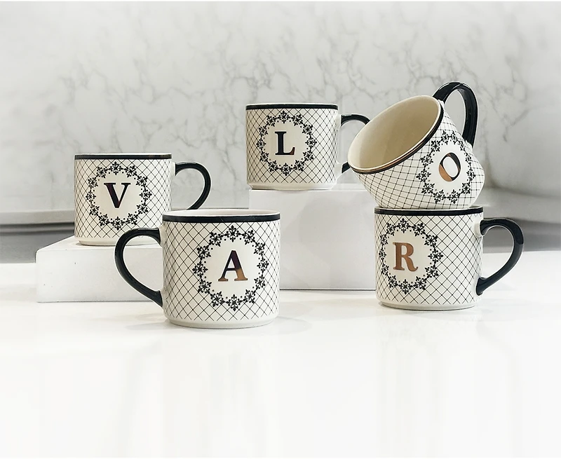 Mono A Mug - Black/Gold, 480ml