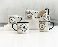 Mono A Mug - Black/Gold, 480ml