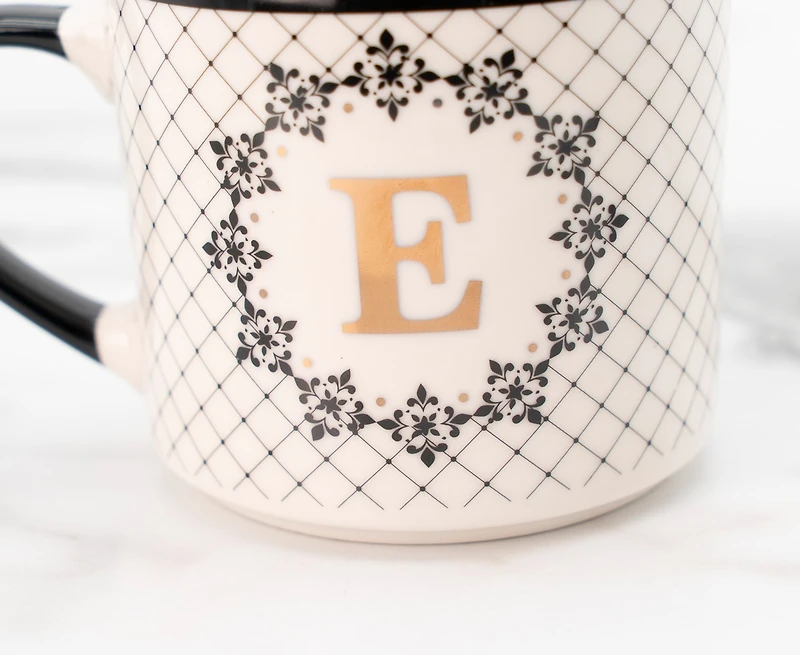 Mono E Mug - Black/Gold, 480 ml
