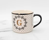 Mug Mono G - Noir/Or, 480ml